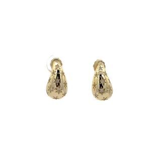 Rocky Earrings Teardrop Small Elegant Jewelry with Star-Shaped Accent